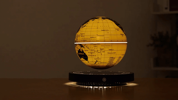 Levitating LED Globe Lamp - Floating Magnetic Earth with Starry Sky - Magic Trend