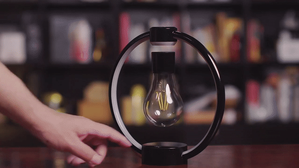 Magnetic Levitating RGB LED Retro Lamp - USB Night Light for Bedroom Decor - Magic Trend