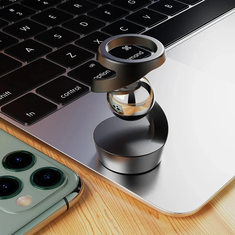 Gravity Defying Levitating Gyro - Kinetic Desk Toy for Stress Relief & Optical Illusion - Magic Trend