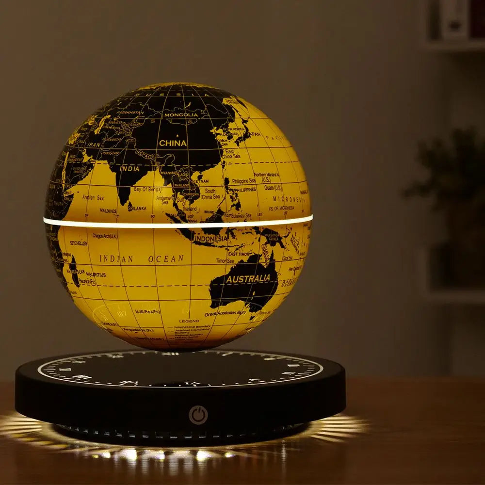 Levitating LED Globe Lamp - Floating Magnetic Earth with Starry Sky - Magic Trend